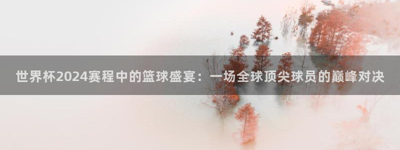 2026年世界杯赛程表时间：世界杯2024赛程中的篮球盛宴：一场全球顶尖球员的巅峰对决